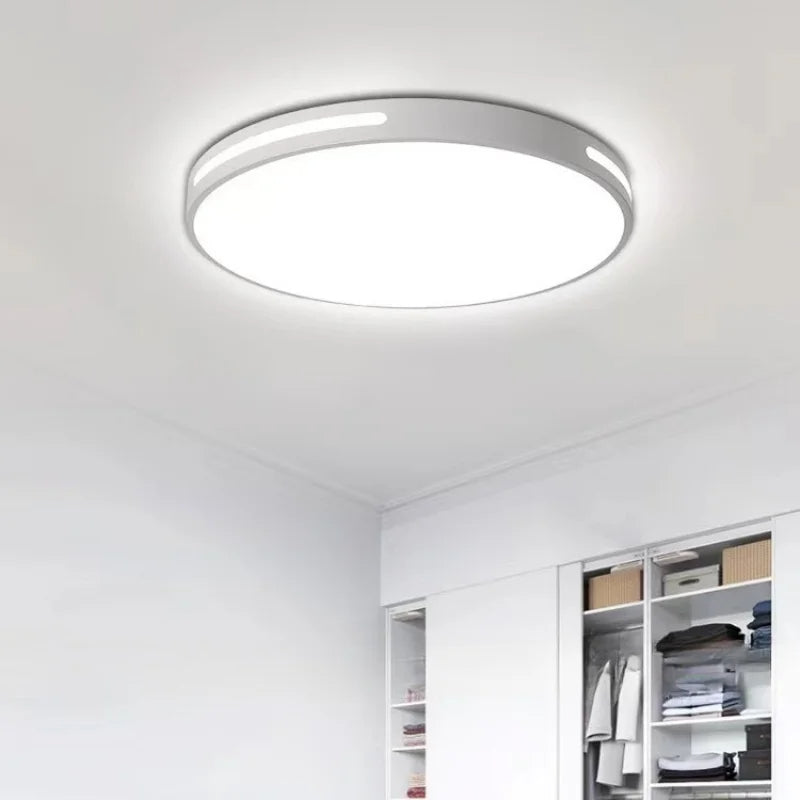 Plafon Led Redondo Sobrepor Modelo Nórdico Ultrafino