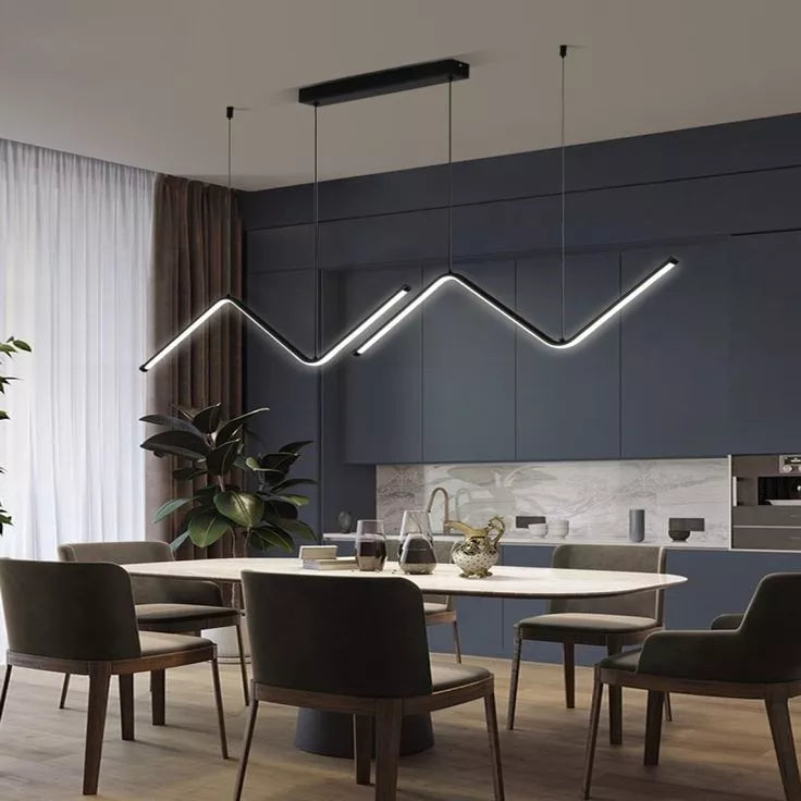 Lustre Para Sala De Jantar Pendente Led Modelo Zênite