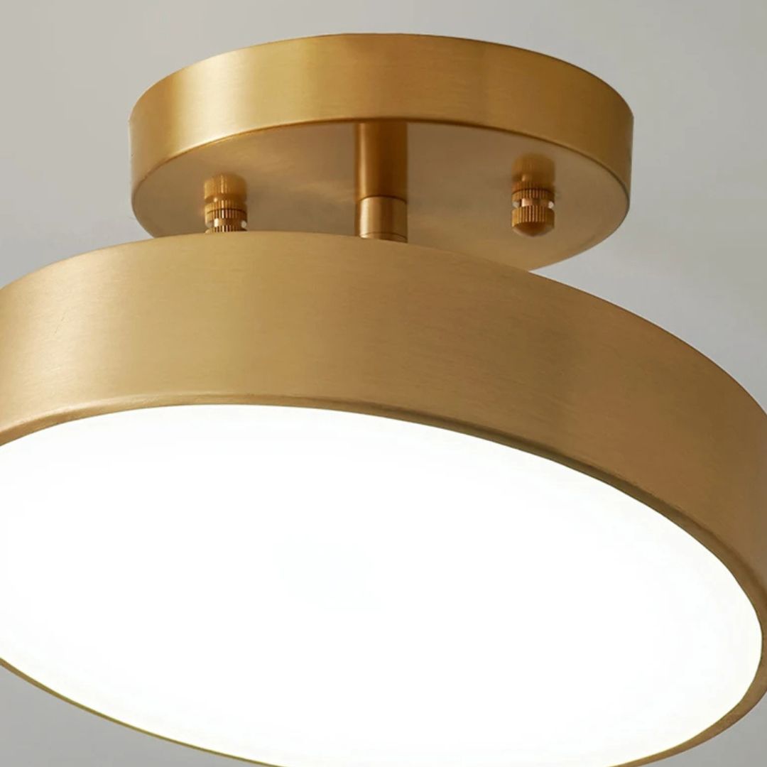 Plafon Led Redondo Luminária De Teto Com Ajuste Direcional Modelo Nórdico