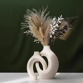 Vaso Decorativo Cerâmica Decoração De Interiores