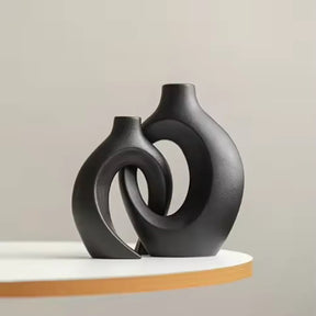 Vaso Decorativo Cerâmica Decoração De Interiores