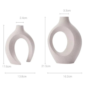Vaso Decorativo Cerâmica Decoração De Interiores